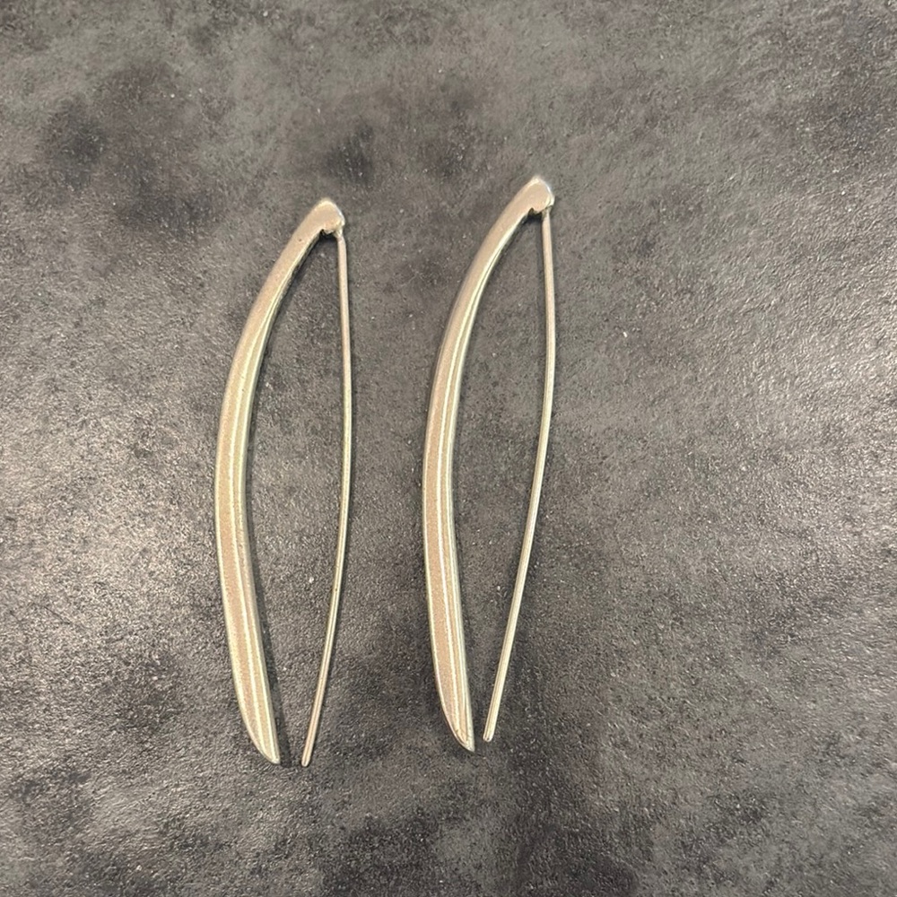 Silpada Modern Silver Drop Earrings